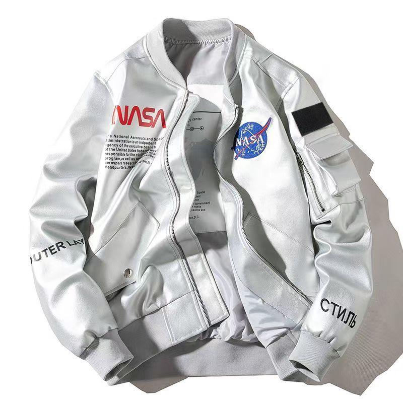 Men's NASA-Insignia Motorcycle Jacket