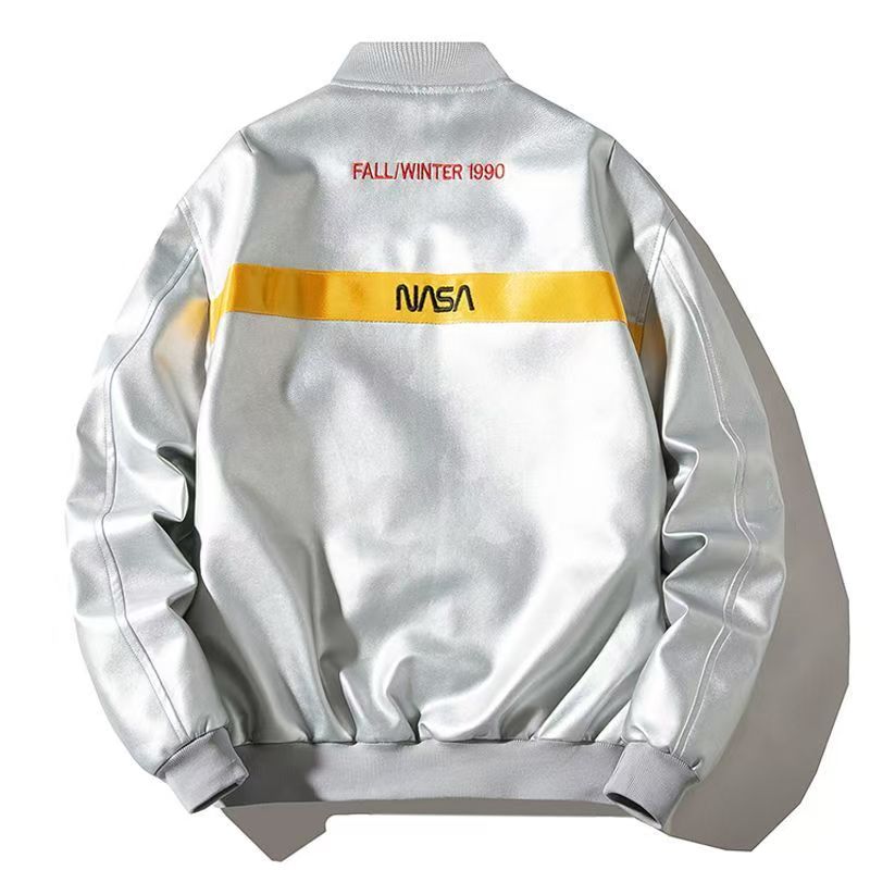 Men's NASA-Insignia Motorcycle Jacket