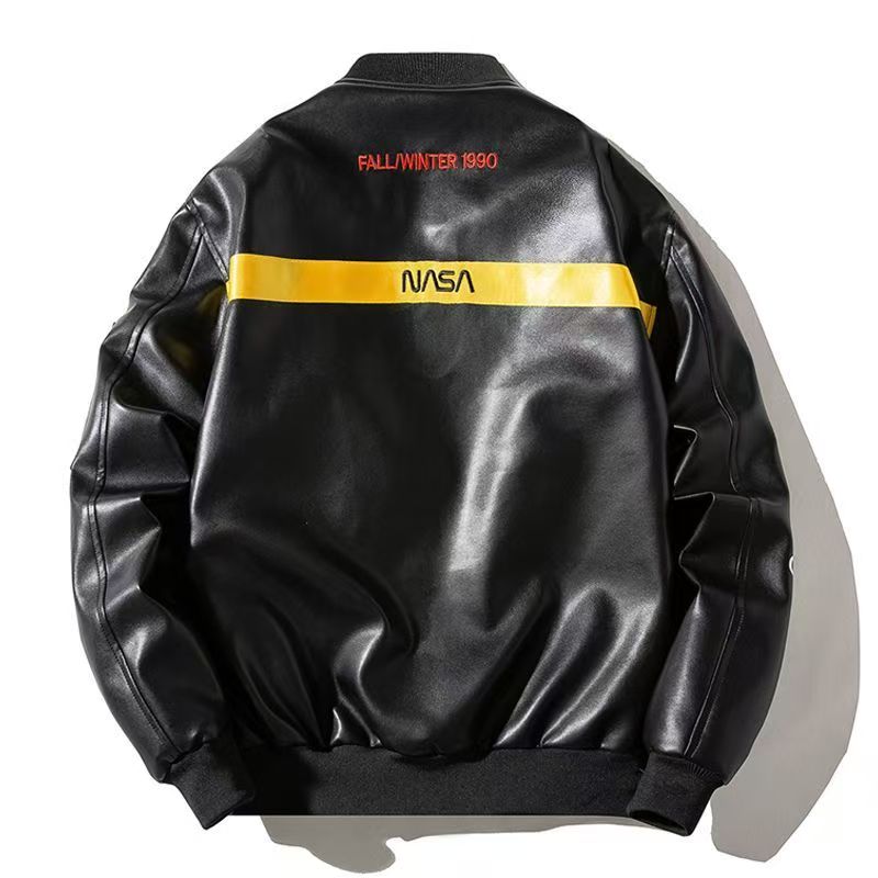 Men's NASA-Insignia Motorcycle Jacket