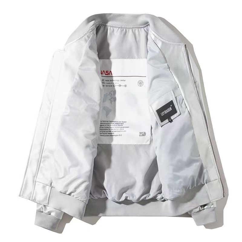 Men's NASA-Insignia Motorcycle Jacket