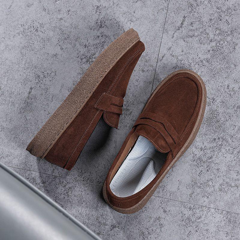 Men's Hand-Stitched Linen Loafers