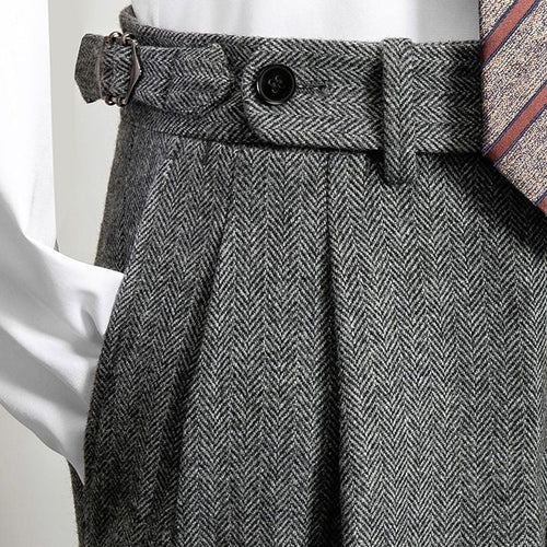 Italian Wool Trousers for Men